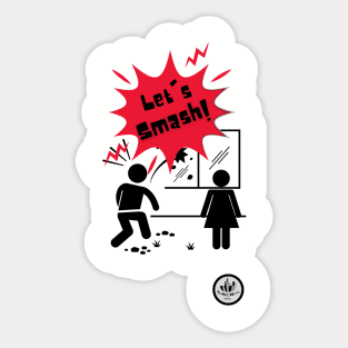 Let's smash Sticker